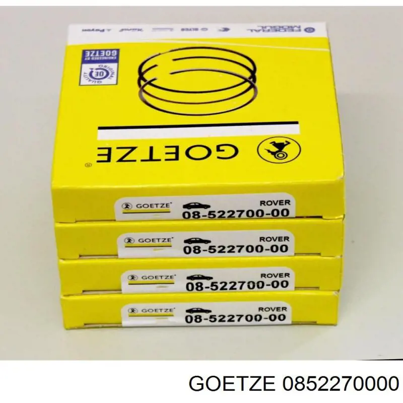 Do koszyka 0852270000 Goetze Pierścienie tłokowe na 1 cylinder, STD.