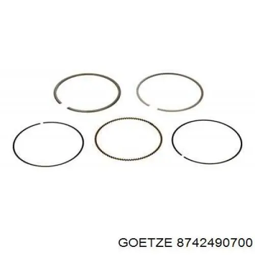 Do koszyka Tłok, komplet na 1 cylinder, 2. naprawa (+0,50) Renault Scenic III JZ0, JZ1