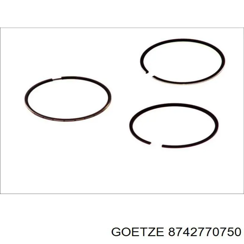Do koszyka 013PI00137002 Mahle Original Tłok, komplet na 1 cylinder, 2. naprawa (+0,50)