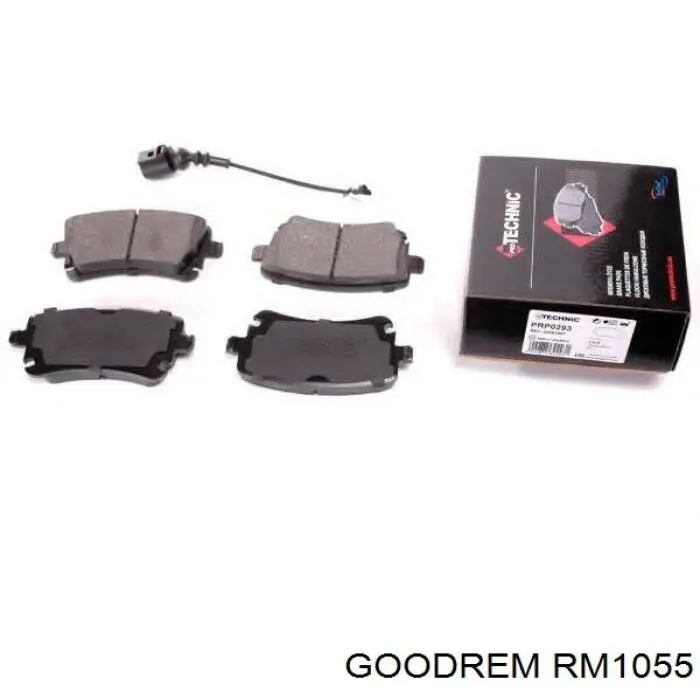 RM1055 Goodrem Okładziny (klocki) do hamulców tarczowych tylne