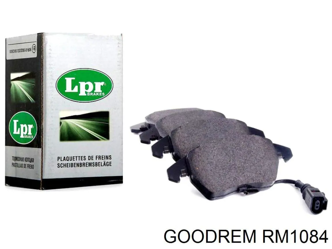 Klocki hamulcowe przednie tarczowe RM1084 Goodrem