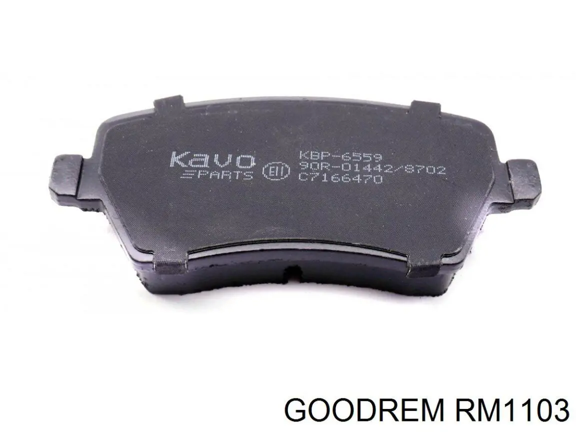 Klocki hamulcowe przednie tarczowe Goodrem RM1103 cena, od 20,31 USD