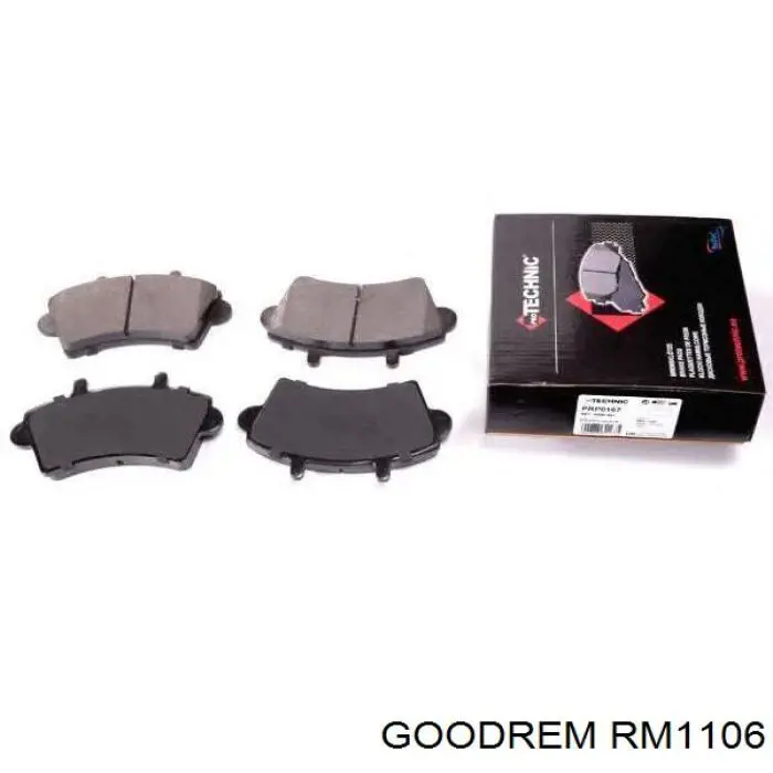 Klocki hamulcowe przednie tarczowe RM1106 Goodrem