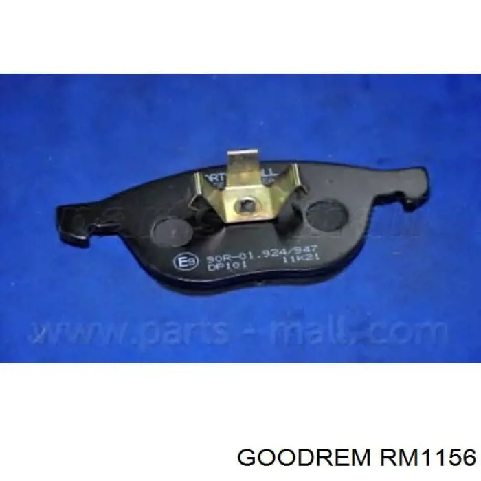 Klocki hamulcowe przednie tarczowe Goodrem RM1156