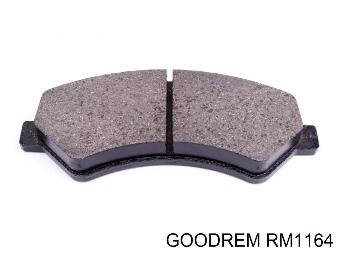 Klocki hamulcowe przednie tarczowe RM1164 Goodrem