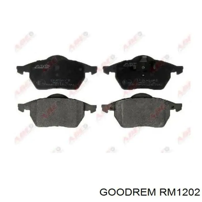 Klocki hamulcowe przednie tarczowe RM1202 Goodrem