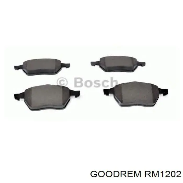 Klocki hamulcowe przednie tarczowe Goodrem RM1202 cena, od 29,94 USD