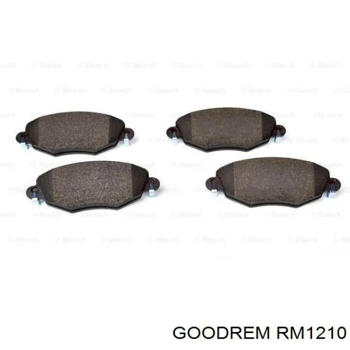 Klocki hamulcowe przednie tarczowe Goodrem RM1210 cena, od 25,33 USD