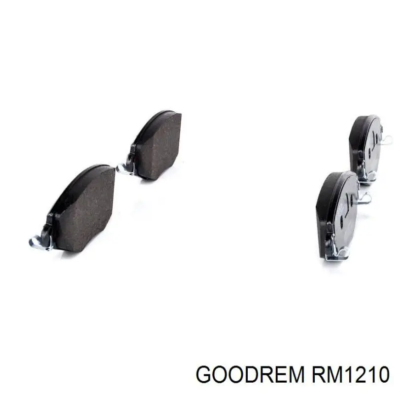Klocki hamulcowe przednie tarczowe Goodrem RM1210