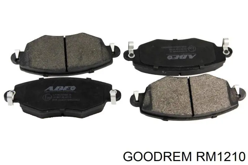 Klocki hamulcowe przednie tarczowe Goodrem RM1210 cena, od 25,33 USD