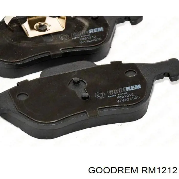 Klocki hamulcowe przednie tarczowe Goodrem RM1212 cena, od 28,24 USD