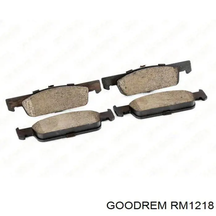 Klocki hamulcowe przednie tarczowe RM1218 Goodrem