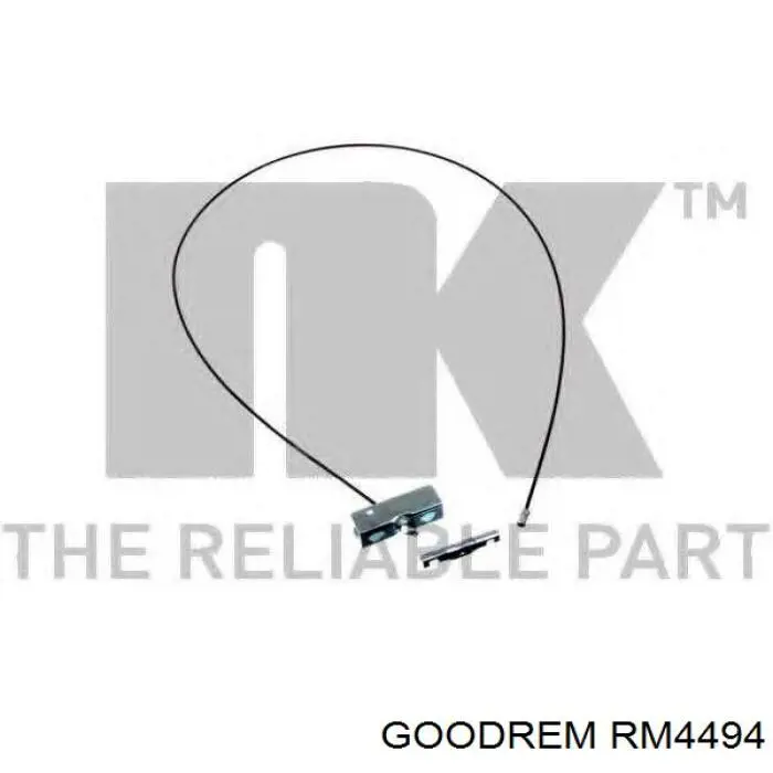 Linka hamulca ręcznego tylna lewa Goodrem RM4494 cena, od 14,63 USD