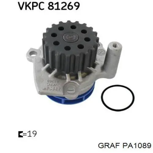 Pompa chłodząca wodna Graf PA1089 cena, od 38,53 USD