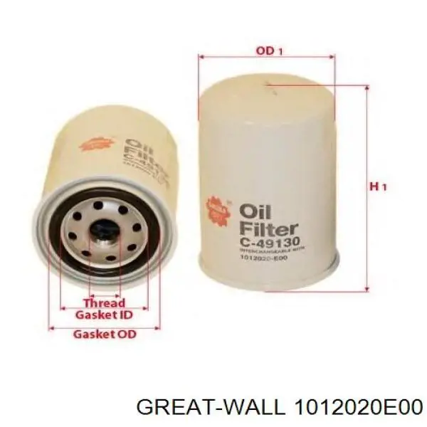 Filtr oleju do Great Wall Safe  