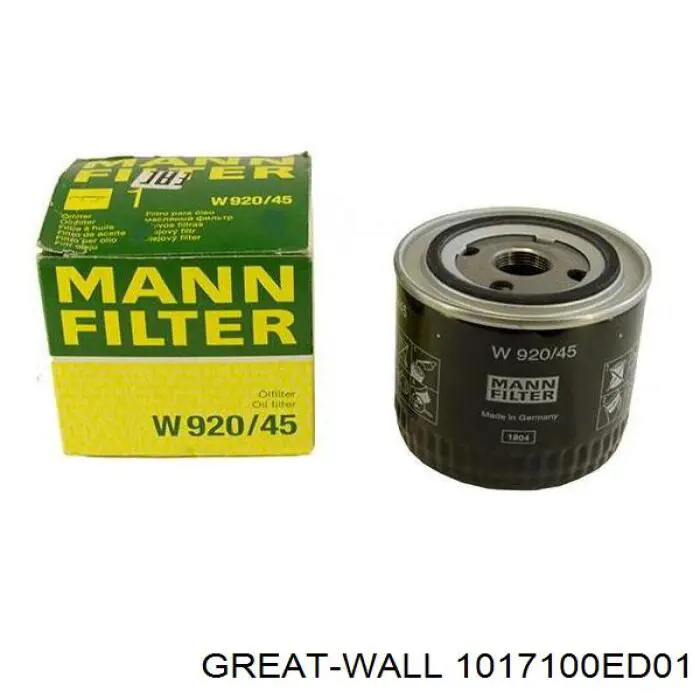 Do koszyka 1017100ED01 Great Wall Filtr oleju