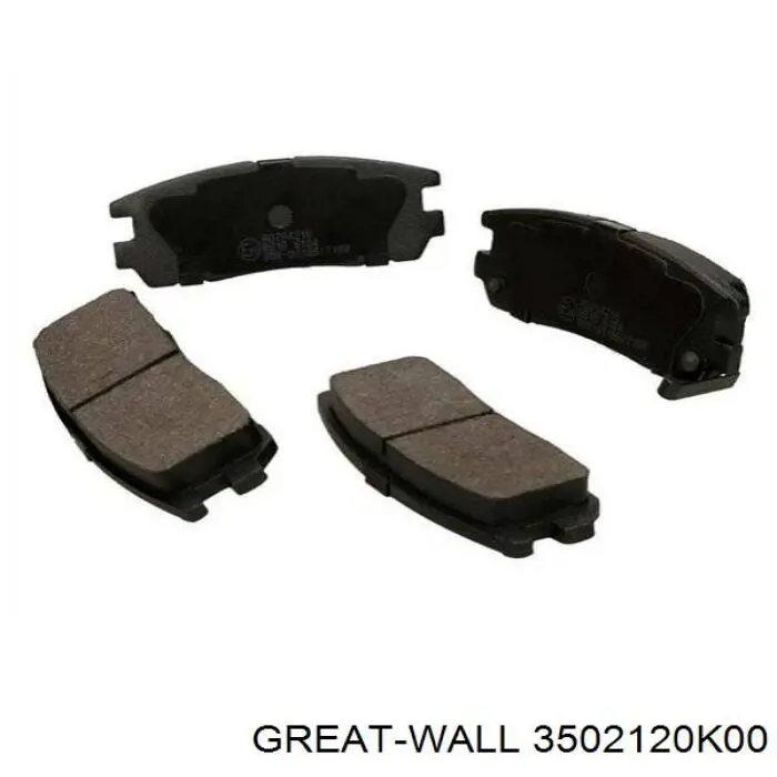 Okładziny (klocki) do hamulców tarczowych tylne Great Wall 3502120K00 cena, od 19,73 USD