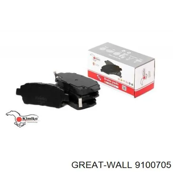 9100705 Great Wall Klocki hamulcowe przednie tarczowe