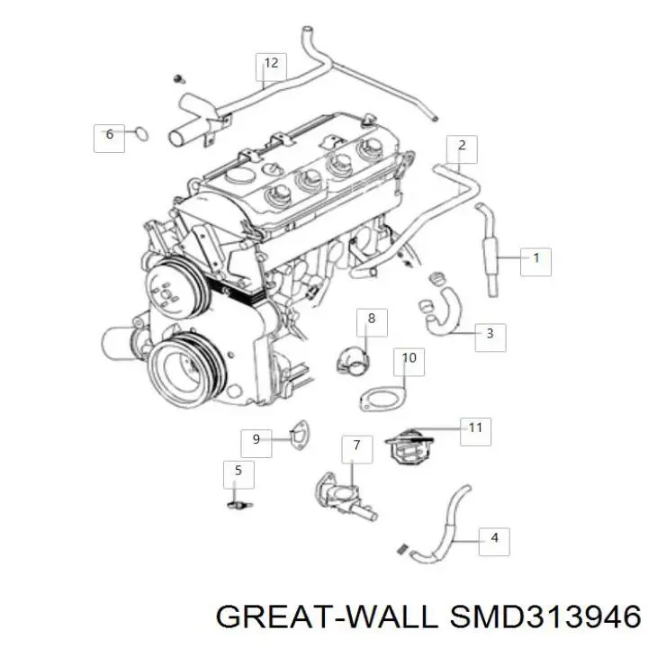 Termostat do Great Wall Hover  CC646