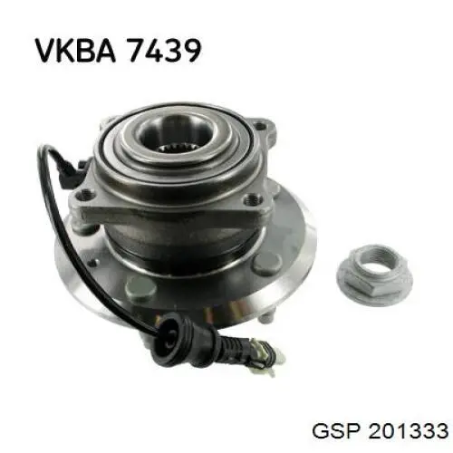 201333 GSP Śruba koła