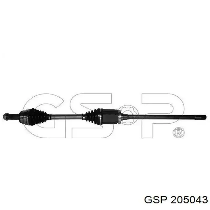 Półoś napędowa przednia prawa GSP 205043 cena, od 127,34 USD