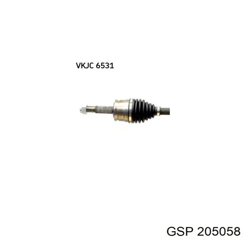 P3815A201 Mitsubishi Półoś napędowa przednia lewa