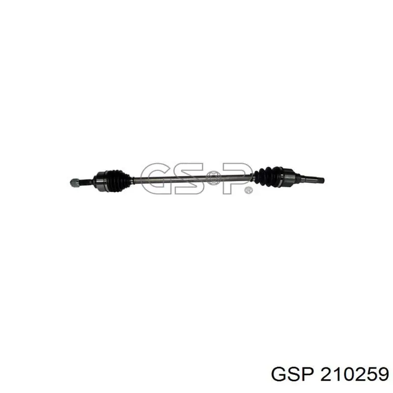 Półoś napędowa przednia prawa GSP 210259 cena, od 57,97 USD