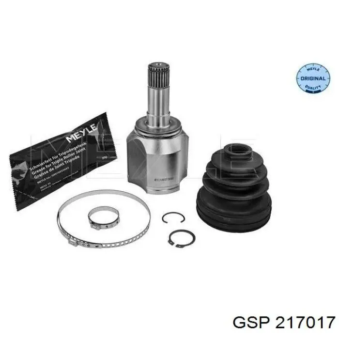 Półoś napędowa przednia lewa GSP 217017 cena, od 105,07 USD