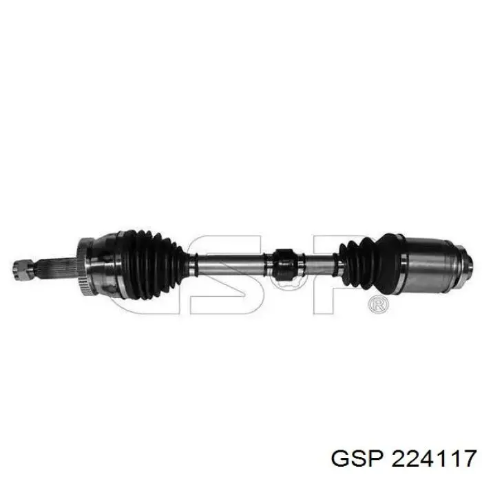 Półoś napędowa przednia prawa GSP 224117 cena, od 107,37 USD