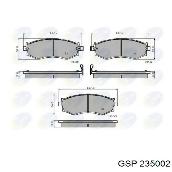 Półoś napędowa przednia GSP 235002 cena, od 116,72 USD