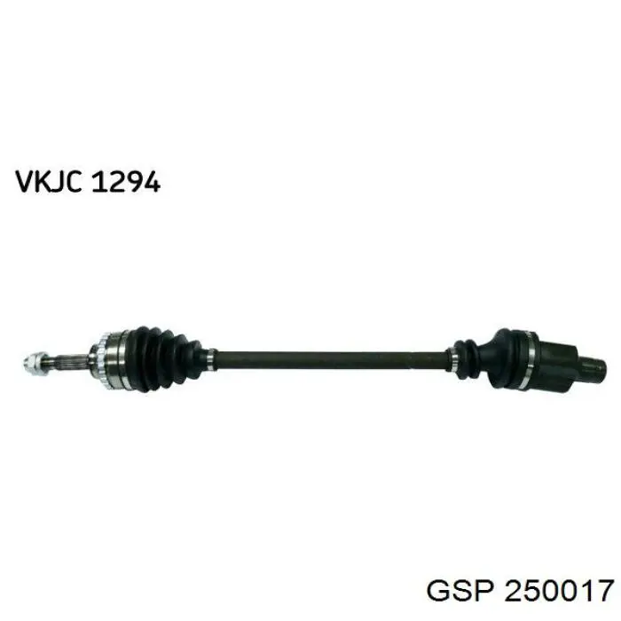 Półoś napędowa przednia prawa GSP 250017 cena, od 93,11 USD