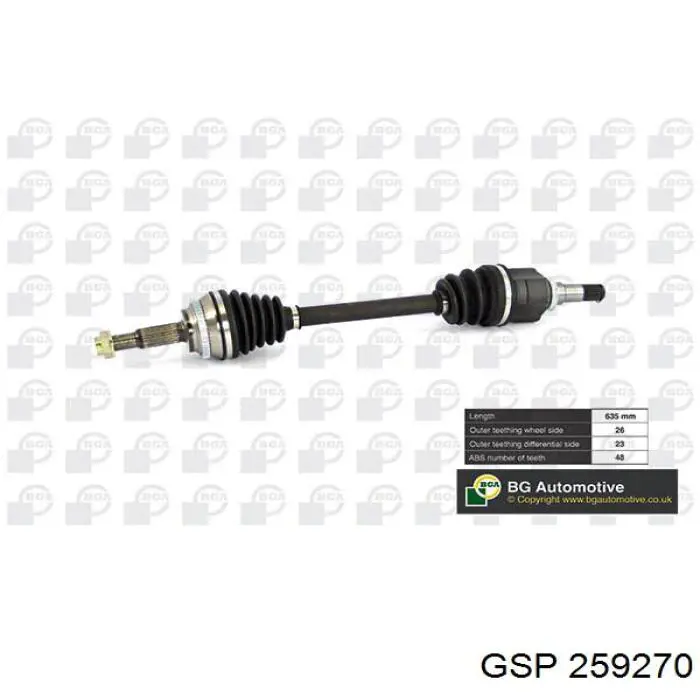 4342002270 Toyota Półoś napędowa przednia lewa