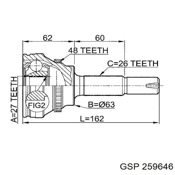 Półoś napędowa przednia lewa Toyota 434200R030 cena, od 125,41 USD