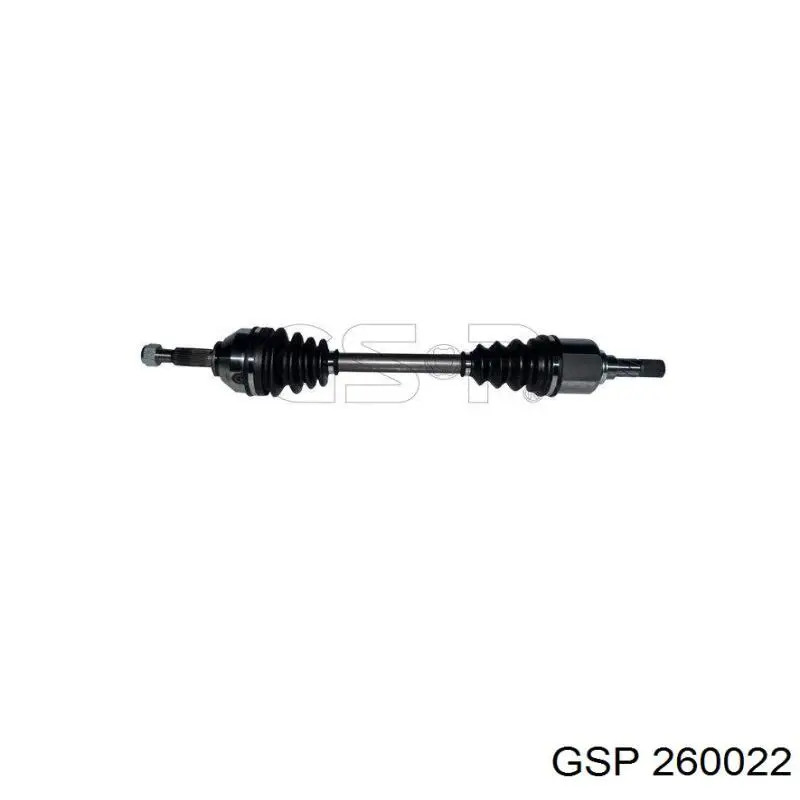 Półoś napędowa przednia lewa GSP 260022 cena, od 125,16 USD