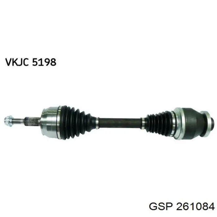 Półoś napędowa przednia prawa GSP 261084 cena, od 136,64 USD