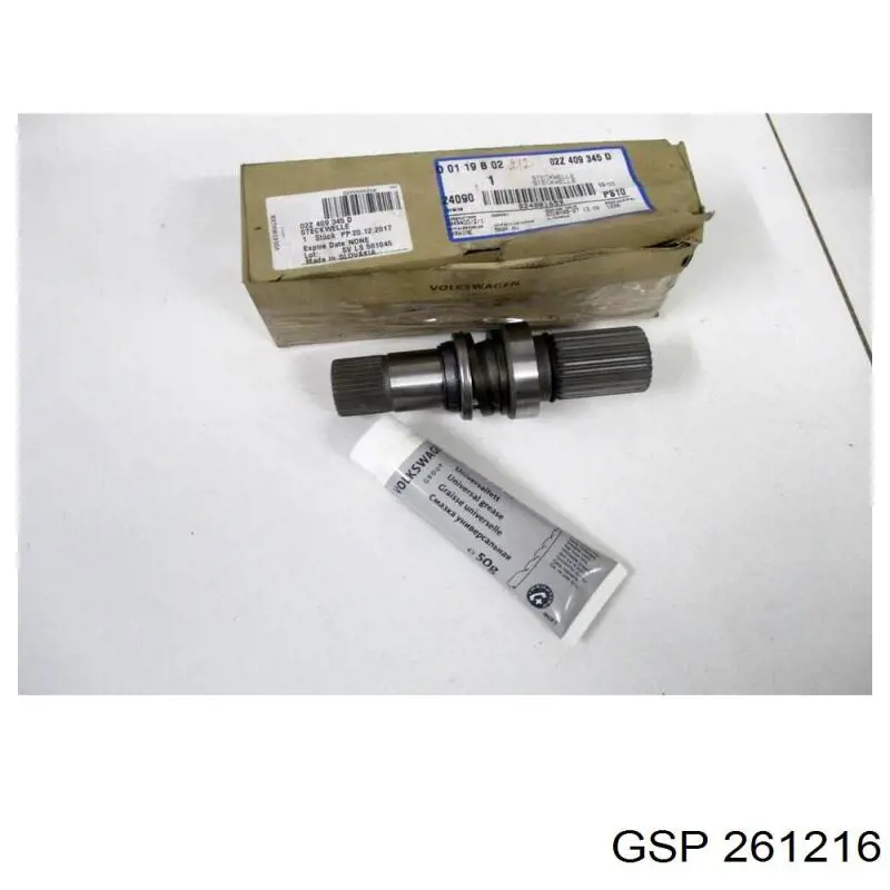 Wał napędowy półosi pośredni GSP 261216 cena, od 48,70 USD