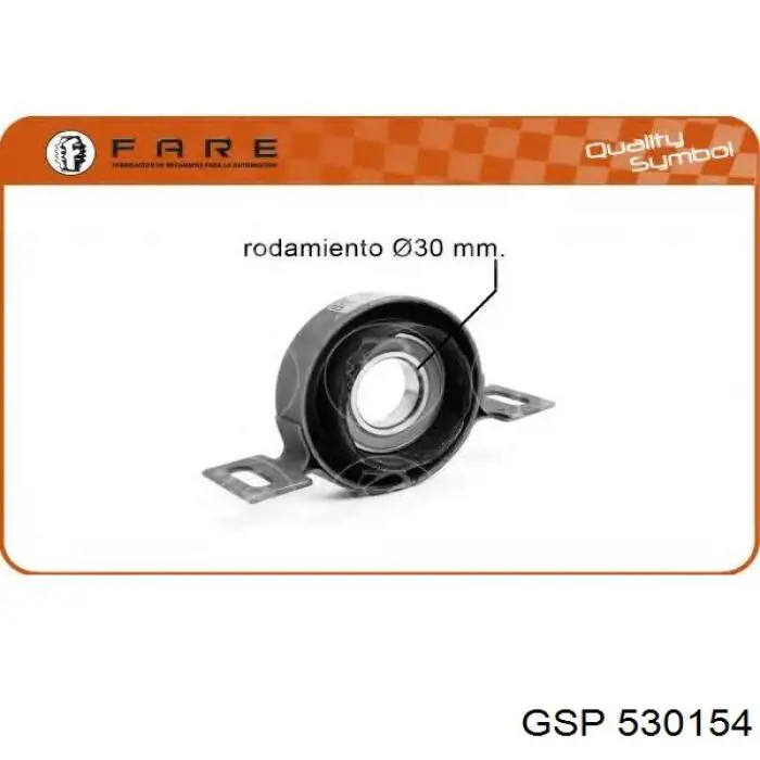 Do koszyka 530154 GSP Łożysko podwieszane wału Cardana