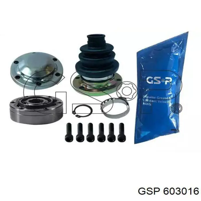 Przegub homokinetyczny przedni wewnętrzny GSP 603016 cena, od 46,49 USD