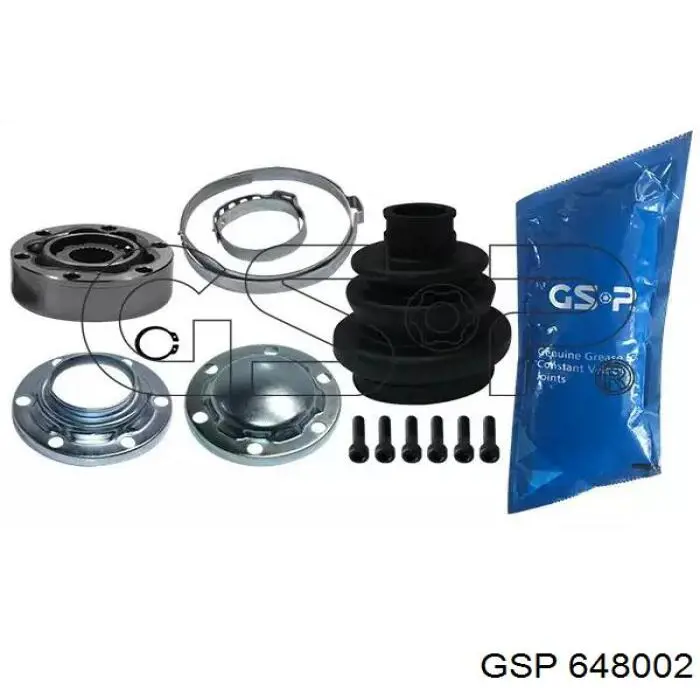 Przegub homokinetyczny przedni wewnętrzny GSP 648002 cena, od 44,61 USD