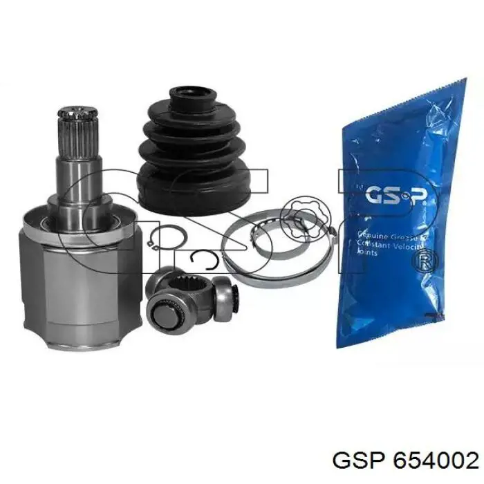 Przegub homokinetyczny przedni wewnętrzny GSP 654002 cena, od 42,74 USD