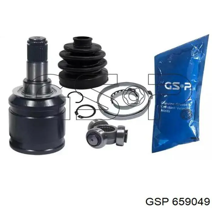 Przegub homokinetyczny przedni wewnętrzny GSP 659049 cena, od 54,61 USD