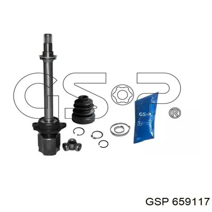 Przegub homokinetyczny wewnętrzny przedni prawy GSP 659117 cena, od 93,76 USD