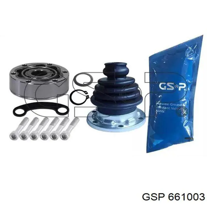 Przegub homokinetyczny przedni wewnętrzny GSP 661003 cena, od 39,24 USD
