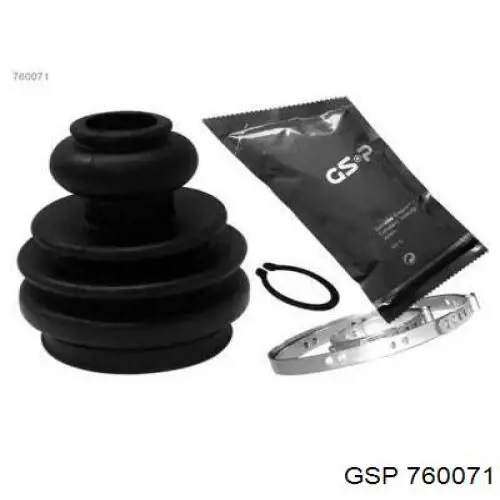 Osłona przegubu homokinetycznego półosi przedniej wewnętrzna GSP 760071 cena, od 13,76 USD