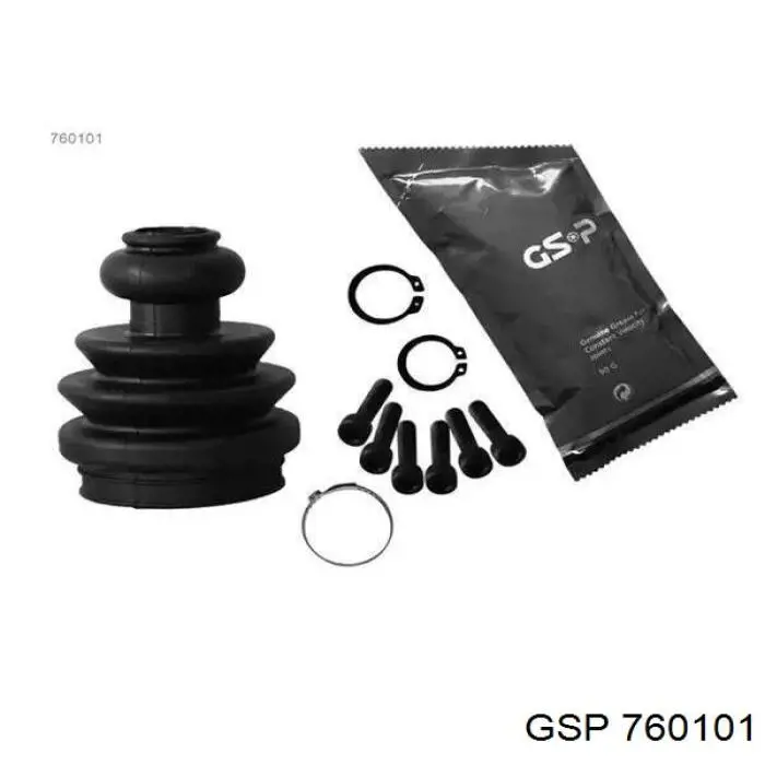 Osłona przegubu homokinetycznego półosi przedniej wewnętrzna GSP 760101 cena, od 14,63 USD