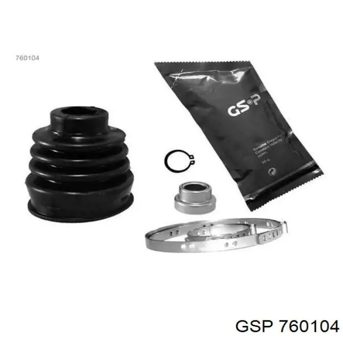 Osłona przegubu homokinetycznego półosi przedniej wewnętrzna GSP 760104 cena, od 11,54 USD