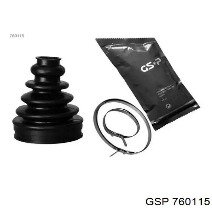 Osłona przegubu homokinetycznego półosi przedniej wewnętrzna GSP 760115 cena, od 9,49 USD