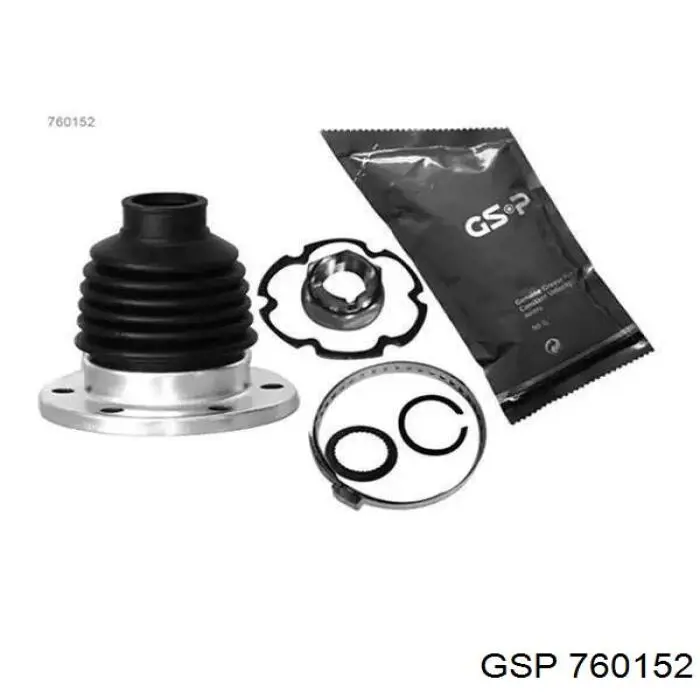 Osłona przegubu homokinetycznego półosi przedniej wewnętrzna GSP 760152 cena, od 17,14 USD