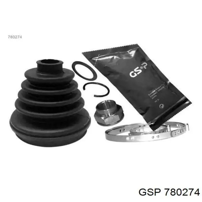 Osłona przegubu homokinetycznego półosi przedniej zewnętrzna GSP 780274 cena, od 13,42 USD