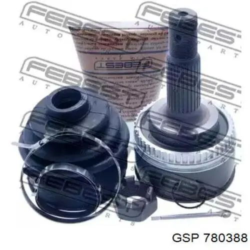 Do koszyka 304828 GKN-Spidan Osłona przegubu homokinetycznego półosi przedniej zewnętrzna